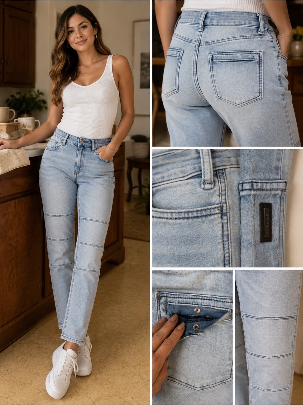 Karl Lagerfeld Paris Light Blue Jeans